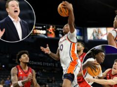 John’s cai para Auburn, número 21 do ranking, encerrando o torneio em Las Vegas com uma nota amarga John's cai para Auburn, número 21 do ranking, encerrando o torneio em Las Vegas com uma nota amarga