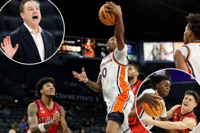 John's cai para Auburn, número 21 do ranking, encerrando o torneio em Las Vegas com uma nota amarga
