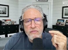 Jon Stewart ataca hipócritas republicanos após visita do príncipe herdeiro saudita à Casa Branca: ‘Olhe no espelho, cara de merda’ | Vídeo Jon Stewart ataca hipócritas republicanos após visita do príncipe herdeiro saudita à Casa Branca: 'Olhe no espelho, cara de merda' | Vídeo