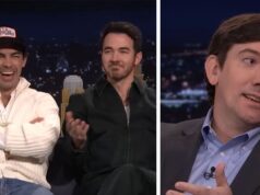 Jonas Brothers conhecem homem cujo currículo estava sendo revisado em seu show 111425_jonas_brother_resume_kal