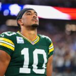 Jordan Love #10 of the Green Bay Packers