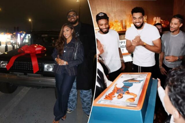Jordyn Woods ‘saiu em missão’ para fazer uma surpresa épica Jordyn Woods ‘saiu em missão’ para fazer uma surpresa épica para o aniversário de Karl-Anthony Towns
