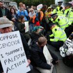 Centenas de milhares de pessoas participam de marchas pró-Palestina na Europa