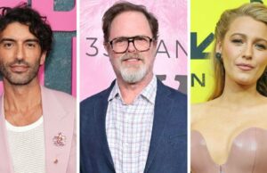 Justin Baldoni obteve apoio em texto de Rainn Wilson em meio à rivalidade de Blake Lively Eugene Gologursky / Getty Images para Fast Company