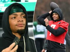Justin Fields se recusa a deixar seu banco no Jets se tornar seu fim Justin Fields se recusa a deixar seu banco no Jets se tornar seu fim