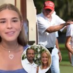 Kai Trump compartilha conselhos do vovô Donald - e do namorado da mãe, Tiger Woods - antes de sua estreia no golfe profissional