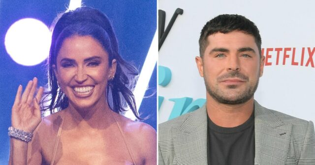 Kaitlyn Bristowe brinca que deixou Zac Efron 'desconfortável' em 'DWTS' Zac Efron apoia o irmão Dylan Efron participando da gravação do Dancing With the Stars 2239378533 2157538037