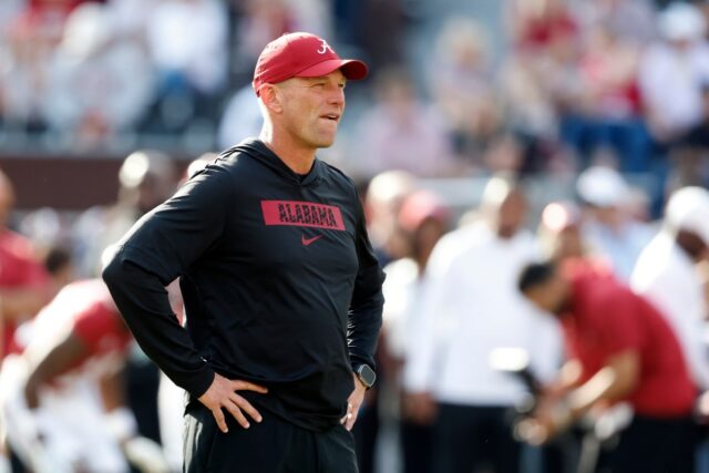 Kalen DeBoer wasn't pleased with Alabama fans.