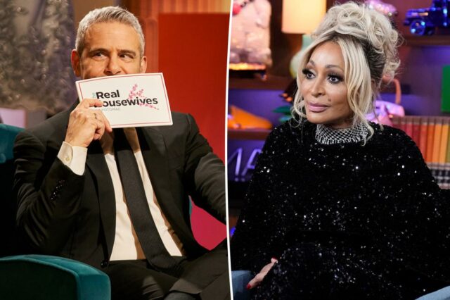Karen Huger retorna ao 'RHOP' para uma reunião com Andy Cohen após a libertação da prisão
