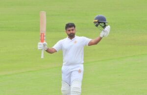 Karun Nair marca século contra Kerala e completa 9.000 corridas no críquete de primeira classe Karun Nair marca século contra Kerala e completa 9.000 corridas no críquete de primeira classe
