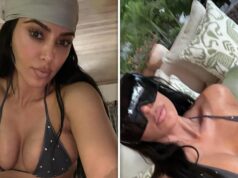 Kim Kardashian posa em fotos sexy de biquíni após ser reprovada no exame da Ordem kim kardashian insta 1
