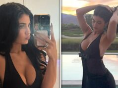 Kylie Jenner posa com vestido preto peituda kylie jenner insta principal