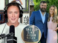 Kylie Kelce avalia a nova vela que ‘cheira a Jason Kelce’: ‘Cheire por sua própria conta e risco’ Kylie Kelce avalia a nova vela que ‘cheira a Jason Kelce’: ‘Cheire por sua própria conta e risco’