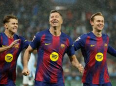 La Liga 2025-26: Hat-trick de Lewandowski leva o Barcelona à vitória por 4-2 sobre o Celta de Vigo La Liga 2025-26: Hat-trick de Lewandowski leva o Barcelona à vitória por 4-2 sobre o Celta de Vigo