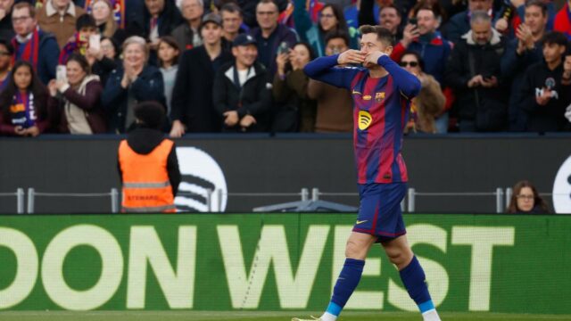 La Liga 2025-26: Lewandowski se lembrará de marcar o primeiro gol no novo Camp Nou 'para sempre'
