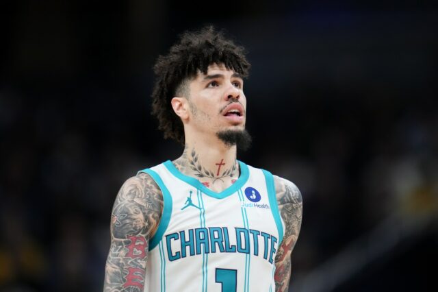 Charlotte Hornets guard LaMelo Ball.
