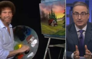 Leilão ‘Last Week Tonight With John Oliver’ arrecada mais de US$ 1,5 milhão para transmissão pública, incluindo novo recorde para uma pintura de Bob Ross Leilão 'Last Week Tonight With John Oliver' arrecada mais de US$ 1,5 milhão para transmissão pública, incluindo novo recorde para uma pintura de Bob Ross