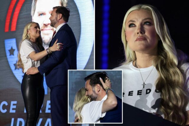 Leitor labial revela troca comovente entre Erika Kirk e JD Leitor labial revela troca comovente entre Erika Kirk e JD Vance durante evento lotado do Turning Point USA