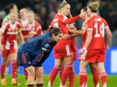 Liga dos Campeões Feminina: Arsenal cai e perde por 3-2 para o Bayern de Munique; Manchester United vence PSG Liga dos Campeões Feminina: Arsenal cai e perde por 3-2 para o Bayern de Munique; Manchester United vence PSG