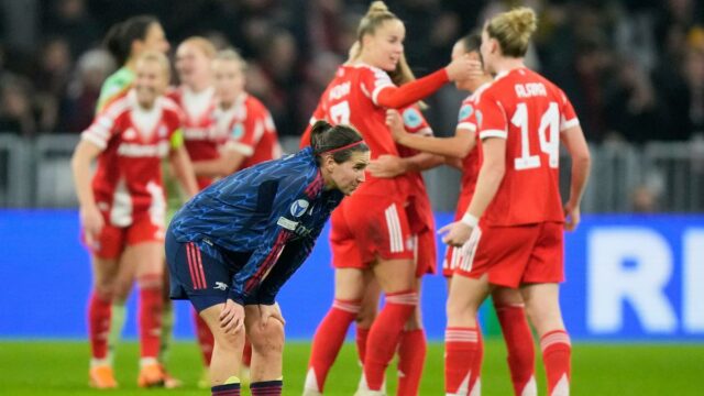 Liga dos Campeões Feminina: Arsenal cai e perde por 3-2 para o Bayern de Munique; Manchester United vence PSG
