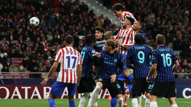 Liga dos Campeões – Atlético de Madrid vence o Inter por 2 a 1; Sporting vence Club Brugge com vitória por 3-0
