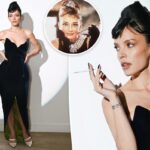 Lily Allen canaliza Audrey Hepburn (cigarro e tudo) em sua estreia na passarela de 16Arlington