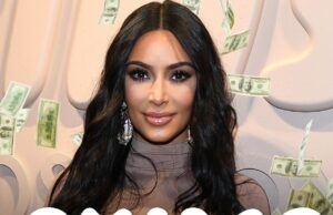 Linha de roupas SKIMS de Kim Kardashian agora avaliada em US$ 5 bilhões Kim Kardashian desnata Getty 1