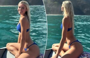 Livvy Dunne aproveita o sol em um biquíni azul durante a fuga dos sonhos de Paul Skenes Livvy Dunne aproveita o sol em um biquíni azul durante a fuga dos sonhos de Paul Skenes