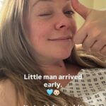Liz McClarnon deu as boas-vindas ao seu primeiro filho com o marido Peter Cho, após anos de 'dolorosa fertilização in vitro', compartilhando uma selfie positiva do hospital no domingo