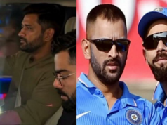 MS Dhoni, a reunião de Virat Kohli rouba os holofotes antes da série ODI contra SA MS Dhoni, a reunião de Virat Kohli rouba os holofotes antes da série ODI contra SA