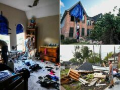 Mais de 100 casas danificadas por tornado no Texas, mostram fotos devastadoras Mais de 100 casas danificadas por tornado no Texas, mostram fotos devastadoras