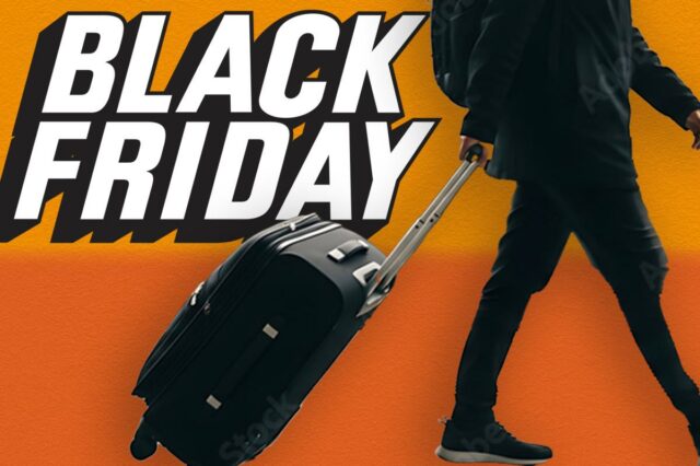 Mais de 17 ofertas de bagagem da Black Friday desaparecendo travesseiro de viagem trtl com maleta de transporte.