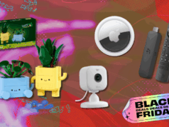 Mais de 20 ofertas antecipadas da Black Friday abaixo de US$ 25 Plantas Lego, câmera Blink Mini, Apple AirTag e Fire TV Stick com fundo vermelho