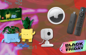 Mais de 20 ofertas antecipadas da Black Friday abaixo de US$ 25 Plantas Lego, câmera Blink Mini, Apple AirTag e Fire TV Stick com fundo vermelho