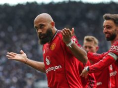 Manchester United x Everton: Premier League – notícias do time, início e escalações Ruben Amorim and Matheus Cunha react.