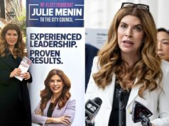 Manhattan Dem Julie Menin provavelmente será a próxima presidente do Conselho de Nova York – criando um possível conflito com Zohran Mamdani Julie Menin fala em um pódio com microfones, ladeada por um homem de terno e outros indivíduos, defendendo o Fundo para as Vítimas do 11 de Setembro.