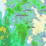 Mapa ao vivo: onde está chovendo na Bay Area