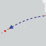 Mapa mostra o primeiro teste de mísseis nucleares dos EUA desde os comentários de Trump