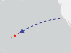 Mapa mostra o primeiro teste de mísseis nucleares dos EUA desde os comentários de Trump Mapa mostra o primeiro teste de mísseis nucleares dos EUA desde os comentários de Trump