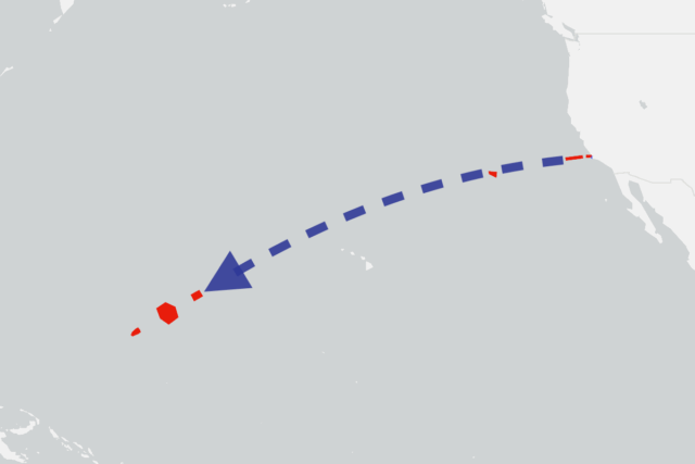 Mapa mostra o primeiro teste de mísseis nucleares dos EUA desde os comentários de Trump
