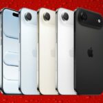 Marcas chinesas assistiram ao fracasso do iPhone Air (linha de cores mostrada) e cancelaram seus próprios planos