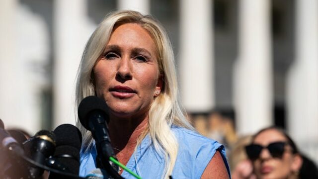 Representante Marjorie Taylor Greene.