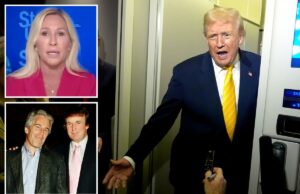 Marjorie Taylor Greene insiste que ainda apoia Trump – enquanto o critica repetidamente em uma entrevista maluca após a luta com Epstein Marjorie Taylor Greene insiste que ainda apoia Trump - enquanto o critica repetidamente em uma entrevista maluca após a luta com Epstein