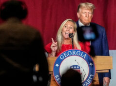 Marjorie Taylor Greene posta mensagem de texto de Epstein para Trump que ‘o levou ao limite’ Marjorie Taylor Greene/X