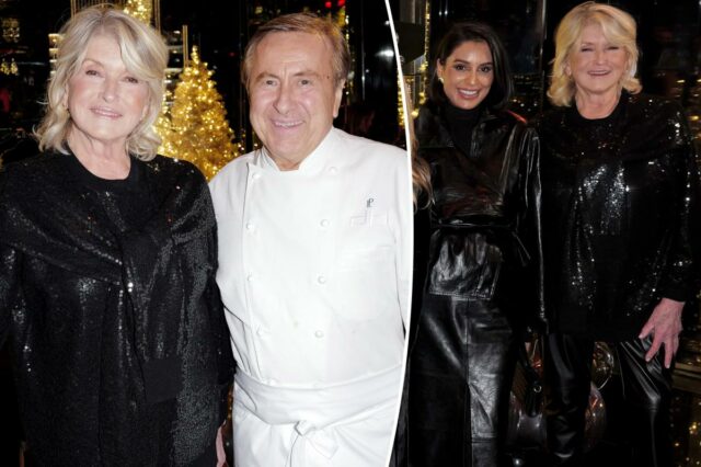 Martha Stewart inicia temporada de férias com Daniel Boulud Martha Stewart inicia temporada de férias com Daniel Boulud