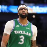 NBA star Anthony Davis #3 of the Dallas Mavericks