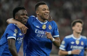 Mbappe quebra o recorde de Cristiano Ronaldo com o segundo hat-trick mais rápido na UEFA Champions League Mbappe quebra o recorde de Cristiano Ronaldo com o segundo hat-trick mais rápido na UEFA Champions League