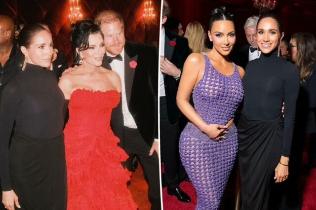 Meghan Markle estava em ‘modo de networking’ na festa estrelada do 70º aniversário de Kris Jenner: fonte
