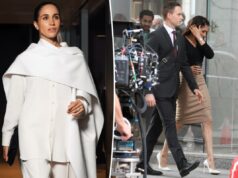 Meghan Markle vista no set do novo filme ‘Close Personal Friends’ 8 anos depois de parar de atuar Meghan Markle vista no set do novo filme 'Close Personal Friends' 8 anos depois de parar de atuar