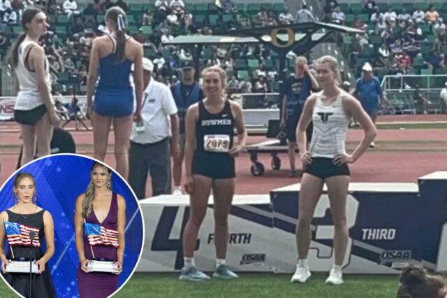 Meninas do Oregon que protestaram contra atleta trans no pódio Meninas do Oregon que protestaram contra atleta trans no pódio da medalha de atletismo obtiveram vitória legal em processo